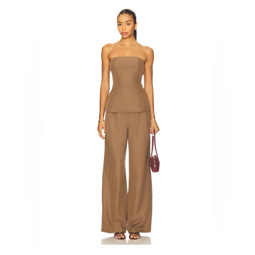 All The Ways Strapless Wide Leg Pant Set
